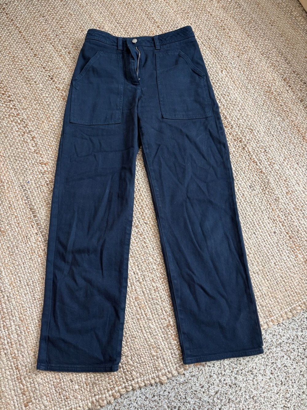 Wilfred Navy Denim Pants
